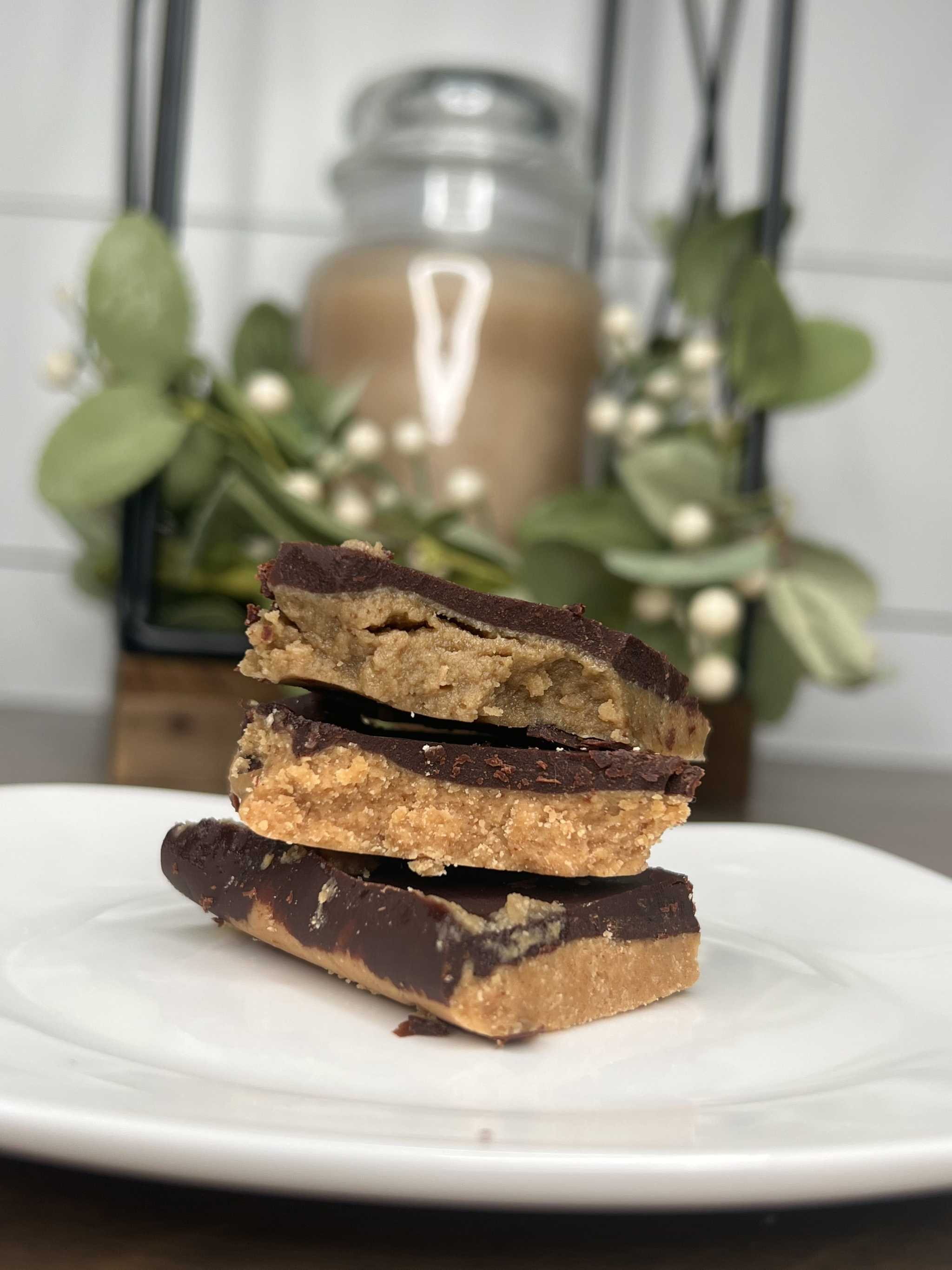 Picture of chocolate peanut butter bars