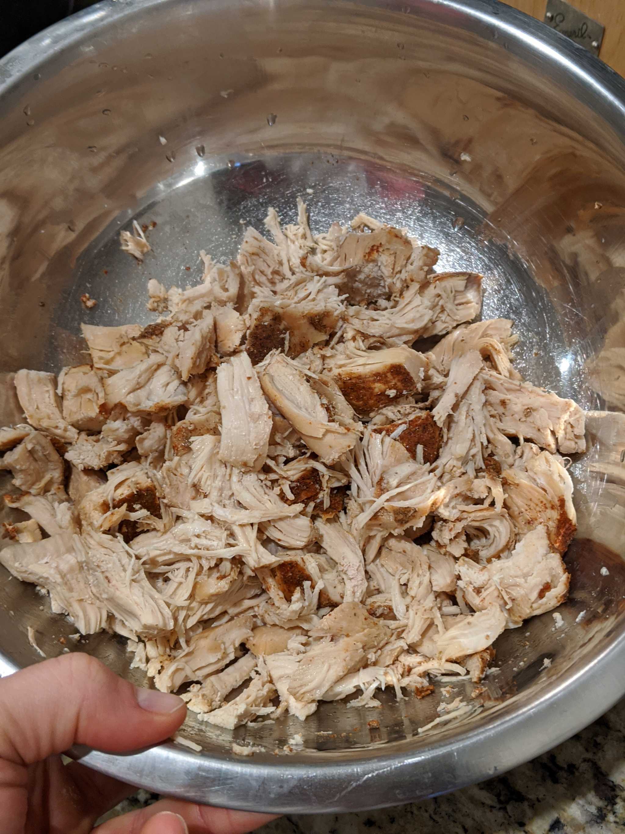 shredded chicken